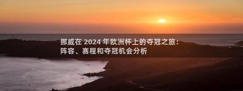 买欧洲杯的竞猜在那个app|挪威在 2024 年欧洲杯上的夺冠之旅：
阵容、赛程和夺冠机会分析