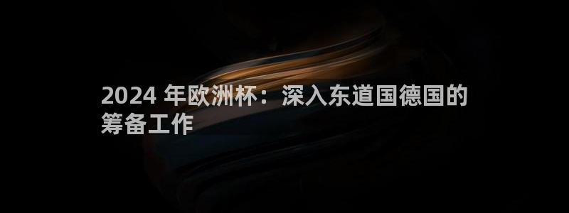 2024欧洲杯竞猜网址|2024 年欧洲杯：深入东道国德国的
筹备工作